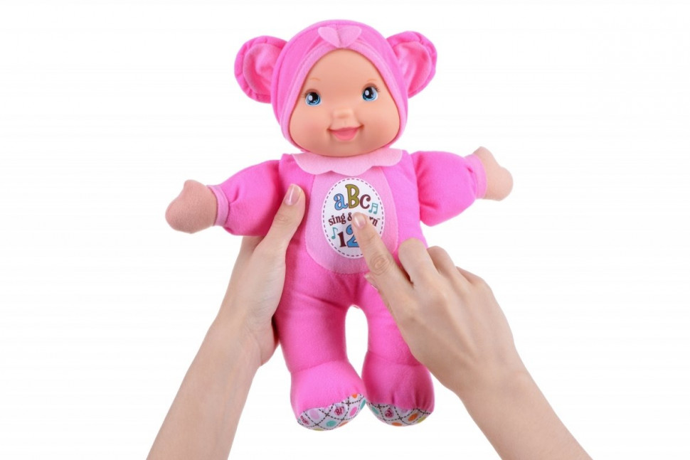 Кукла Baby’s First Sing and Learn Пой и Учись (розовый медвежонок) 21180-3                          