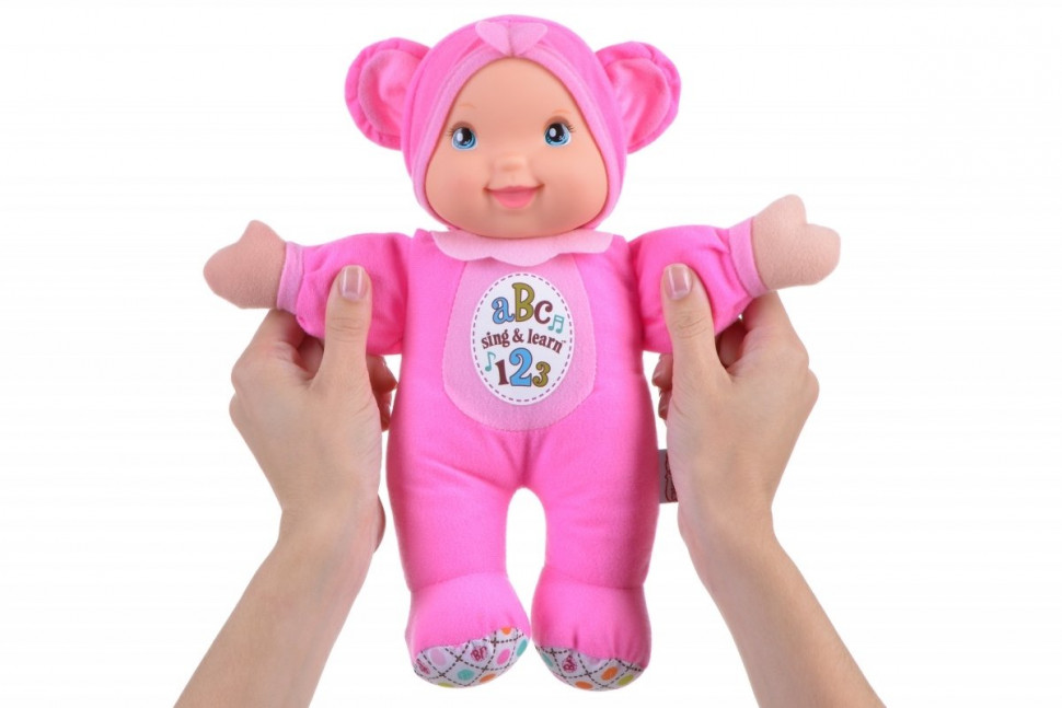 Кукла Baby’s First Sing and Learn Пой и Учись (розовый медвежонок) 21180-3                          