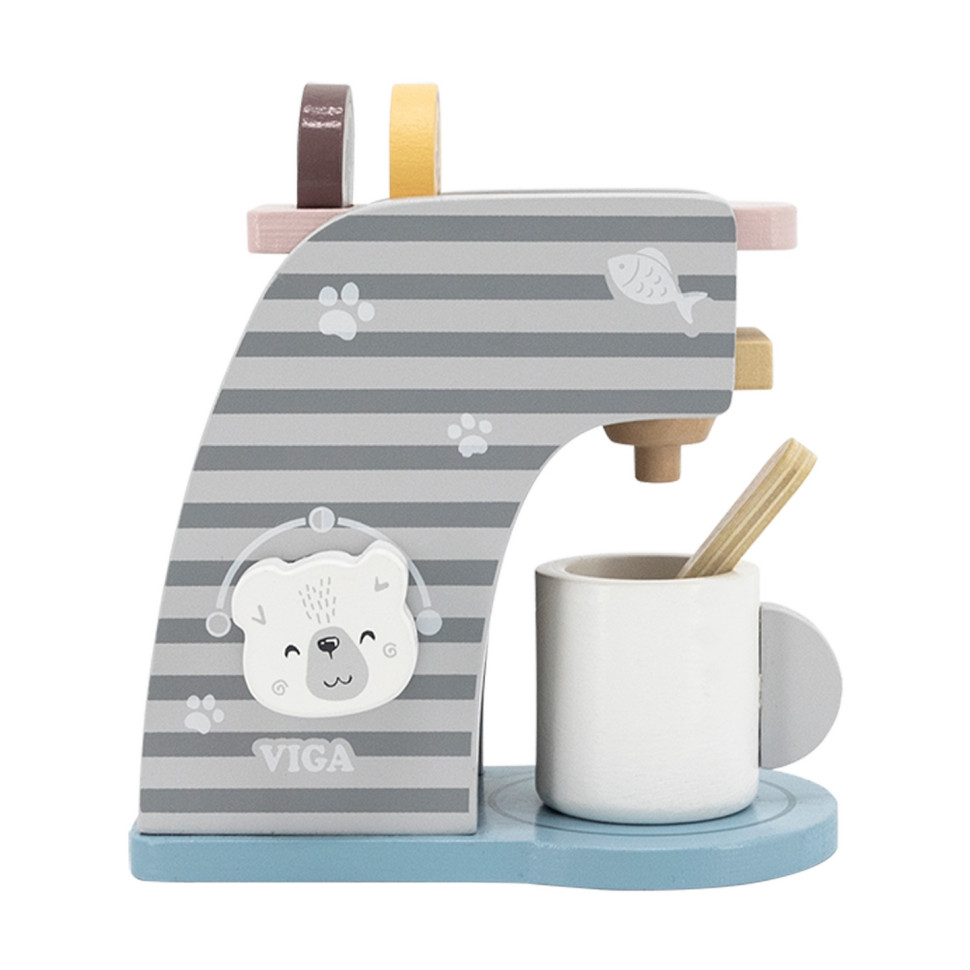 Игрушечная кофемашина Viga Toys PolarB 44018 деревянная