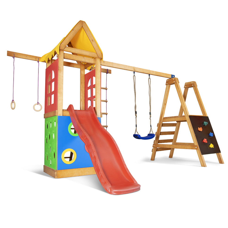 Дитячий ігровий комплекс SportBaby Babyland-24 гойдалка та гірка