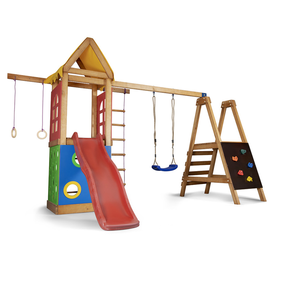Дитячий ігровий комплекс SportBaby Babyland-24 гойдалка та гірка