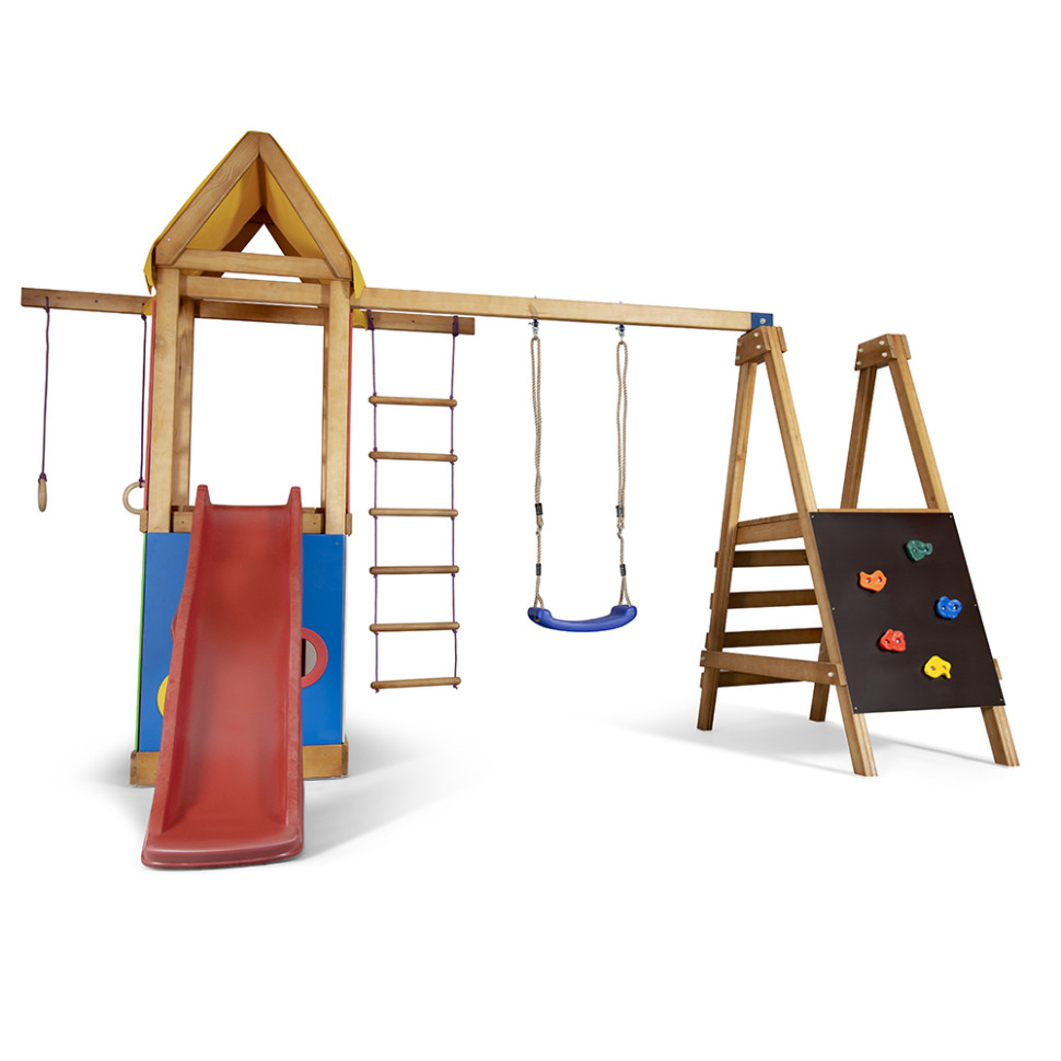 Дитячий ігровий комплекс SportBaby Babyland-24 гойдалка та гірка