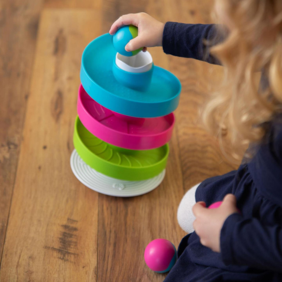 Развивающий трек-балансир для шариков Fat Brain Toys F273ML Wobble Run 