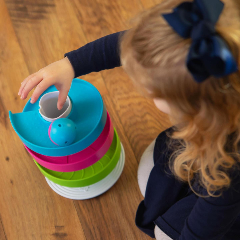Развивающий трек-балансир для шариков Fat Brain Toys F273ML Wobble Run 