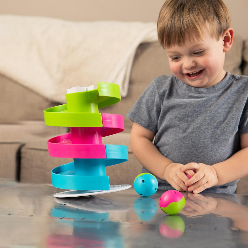 Развивающий трек-балансир для шариков Fat Brain Toys F273ML Wobble Run 