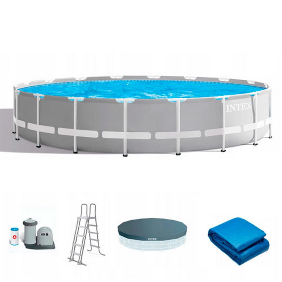 Каркасный бассейн Intex 26756, 610х132 см, 32695 л