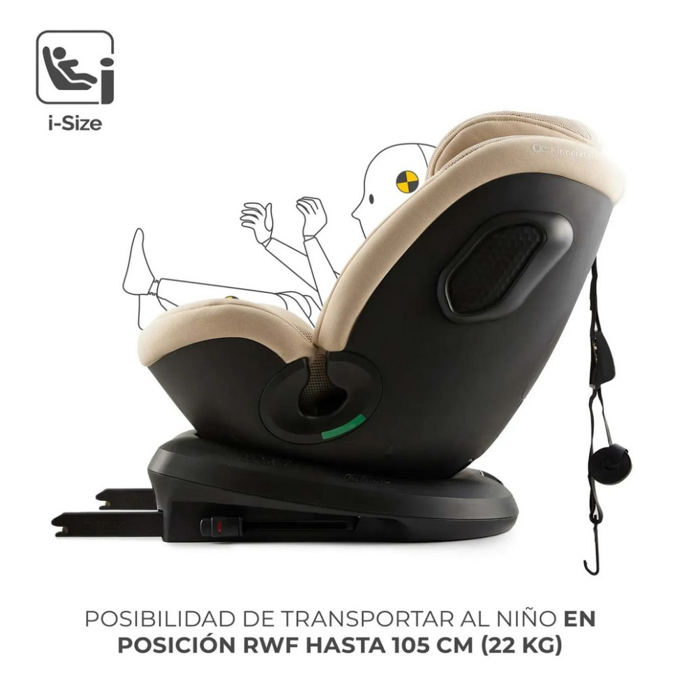 Автокрісло дитяче Xpedition 3 i-Size Kinderkraft KCXPED03BEG0000 Beige