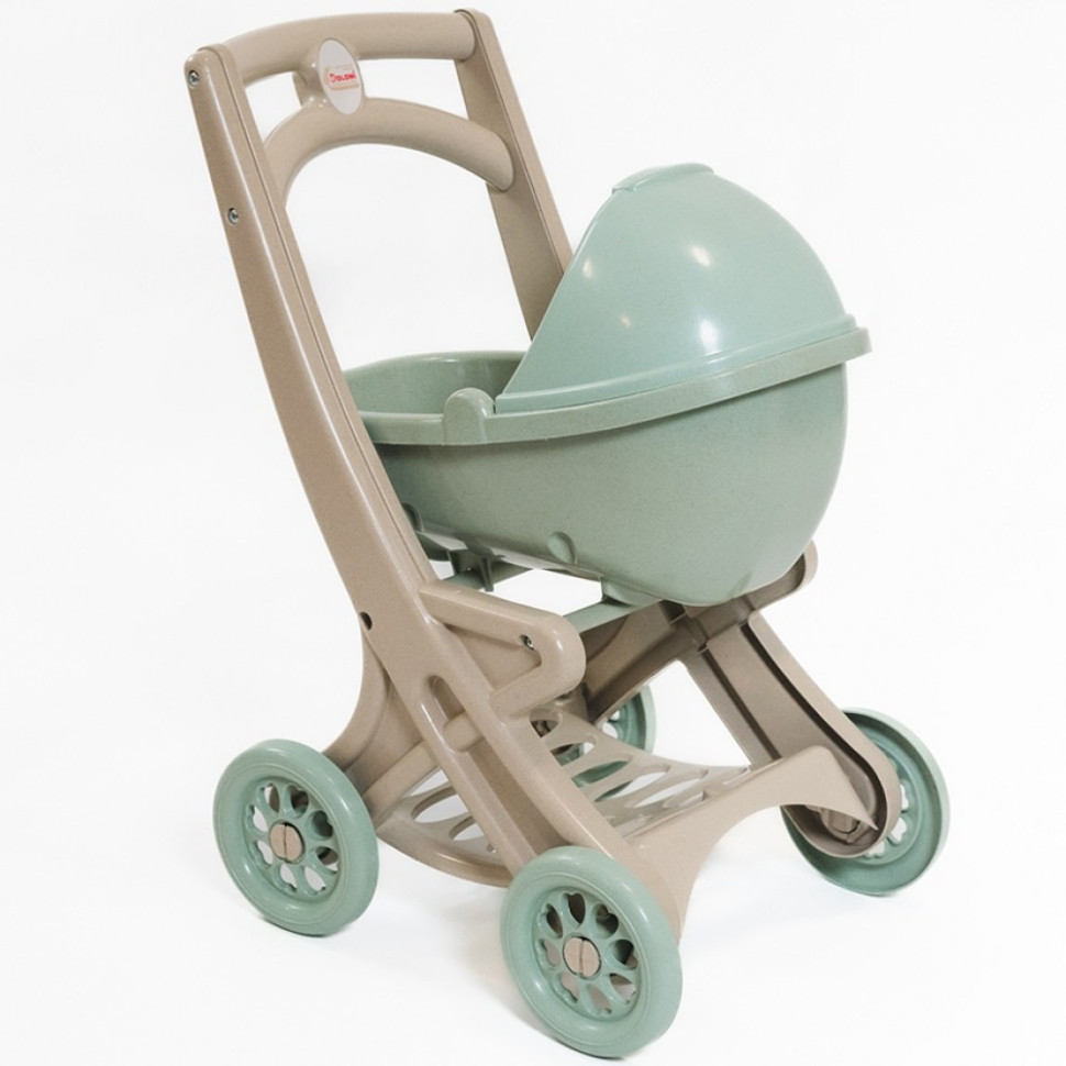Коляска для ляльок з люлькою Doloni 0121/01eco бірюзовий
