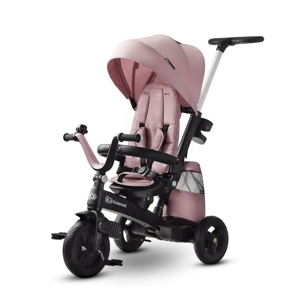 Триколісний велосипед Kinderkraft KKRETWIPNK0000 Easytwist Mauvelous Pink