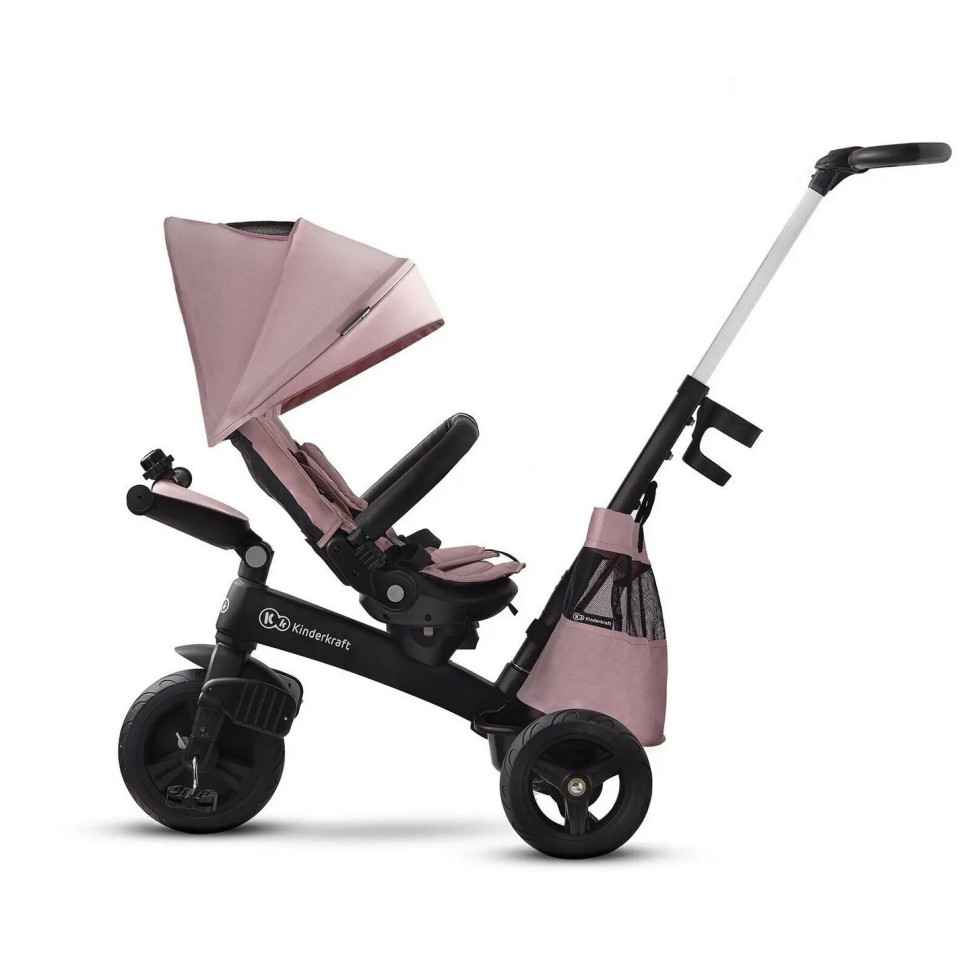 Триколісний велосипед Kinderkraft KKRETWIPNK0000 Easytwist Mauvelous Pink
