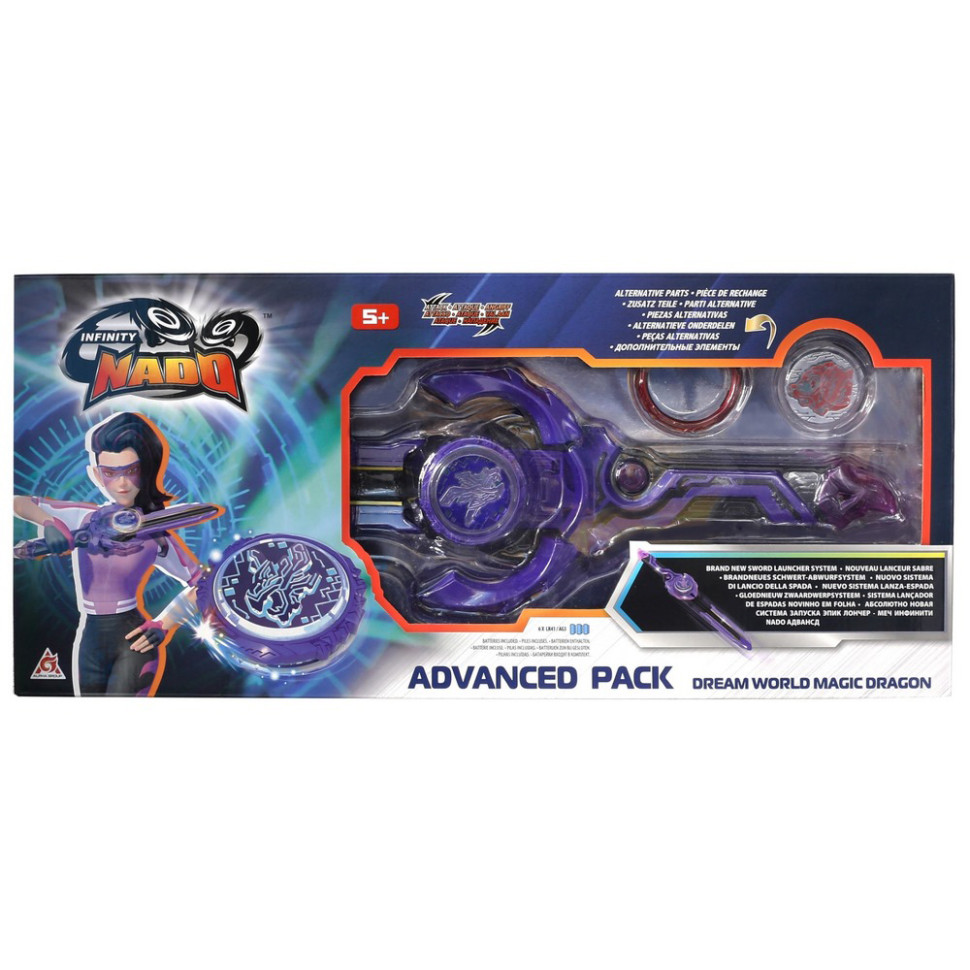 Игровой набор с волчком VI Advanced Pack (Dream World Magic Dragon) Infinity Nado EU654137