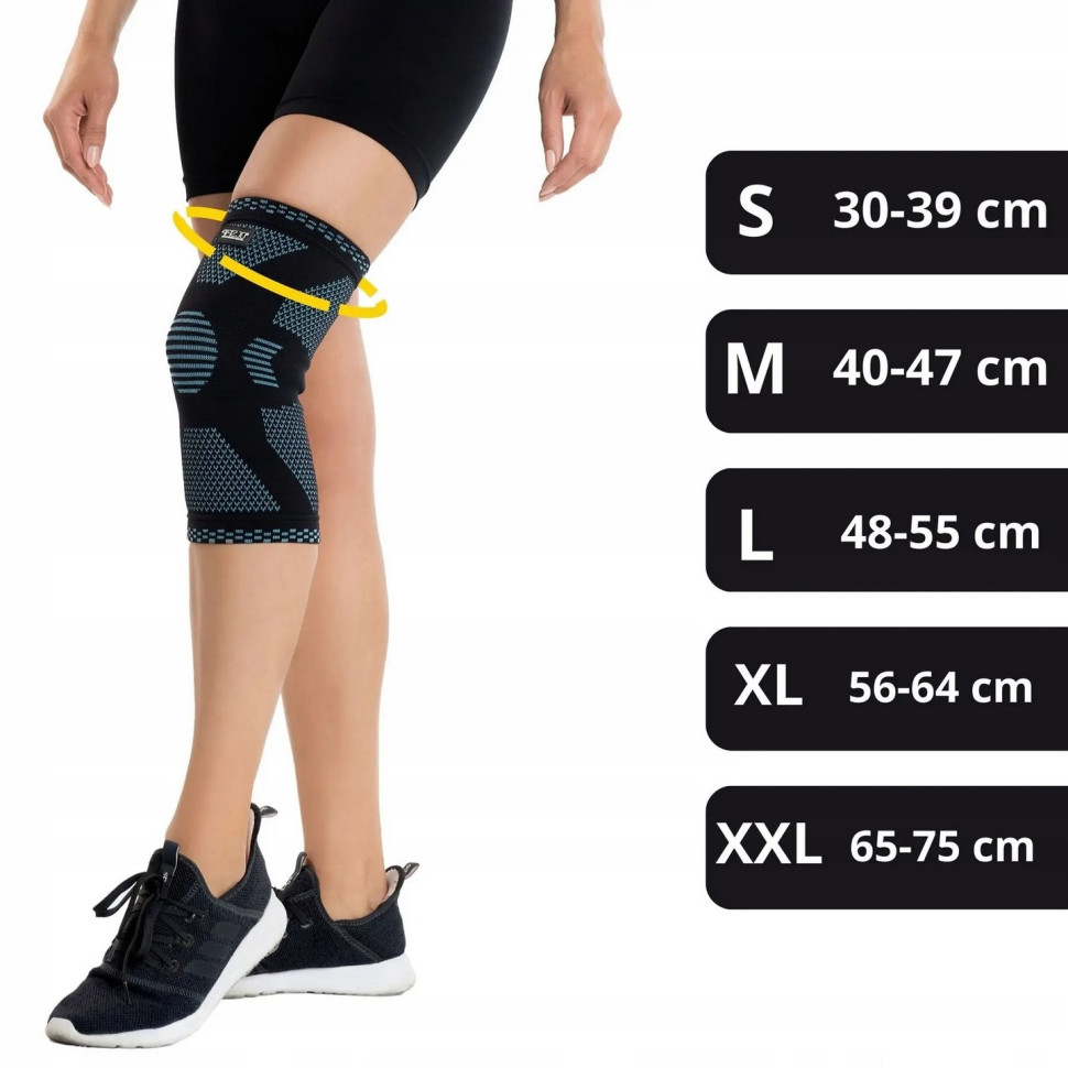 Фиксатор (бандаж) для колена 4FIZJO 4FJ0451 Size XXL 1 шт
