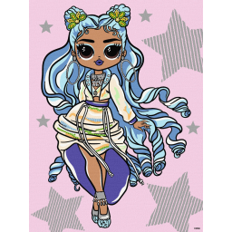 Картина по номерам "L.O.L. Surprise! O.M.G. Fashion show Missy Frost" Идейка KHO6273, 30х40 см