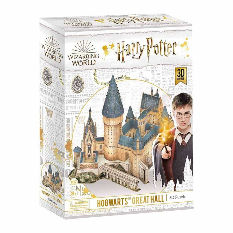 Трехмерная головоломка-конструктор Cubic Fun DS1011h Хогвартс™ Большой зал Harry Potter
