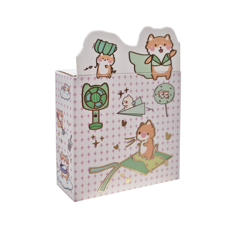 Скотч декоративный с наклейками Bambi XM-JD2233-3, 20 наклеек 