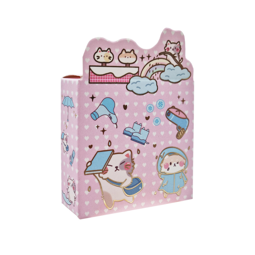 Скотч декоративный с наклейками Bambi XM-JD2233-3, 20 наклеек 