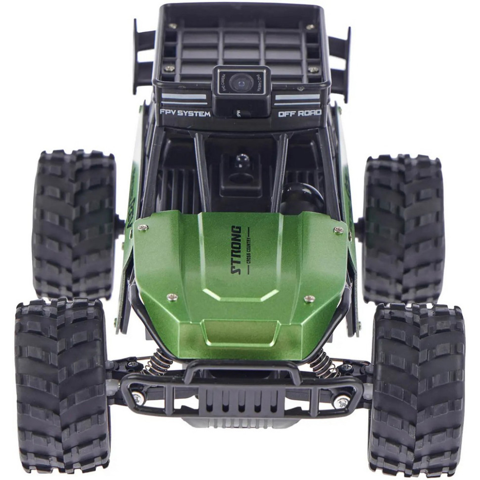 Машинка на радиоуправлении FPV Racing ZIPP Toys C013 green, с камерой, зеленый
