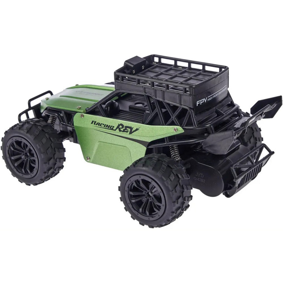 Машинка на радиоуправлении FPV Racing ZIPP Toys C013 green, с камерой, зеленый
