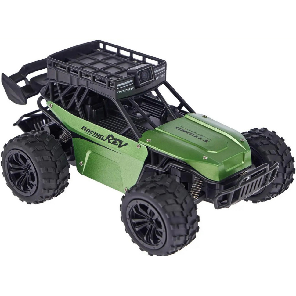 Машинка на радиоуправлении FPV Racing ZIPP Toys C013 green, с камерой, зеленый