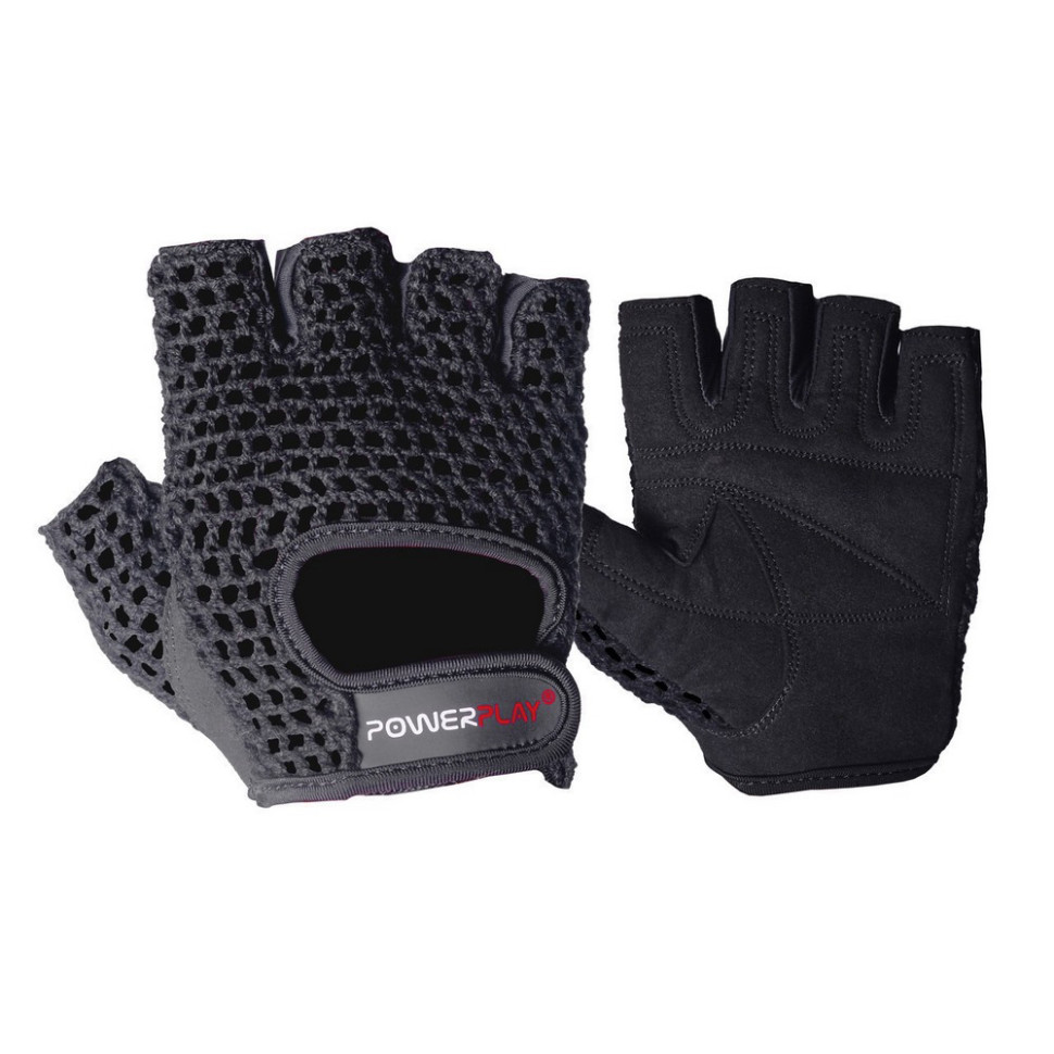 Перчатки для фитнеса PowerPlay PP_1953_L_Black, Черные, L