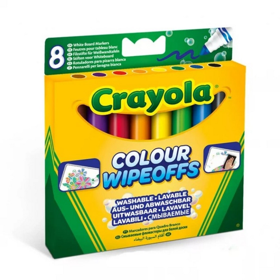 Набір фломастерів для сухого стирання Crayola 03-8223, 8 шт