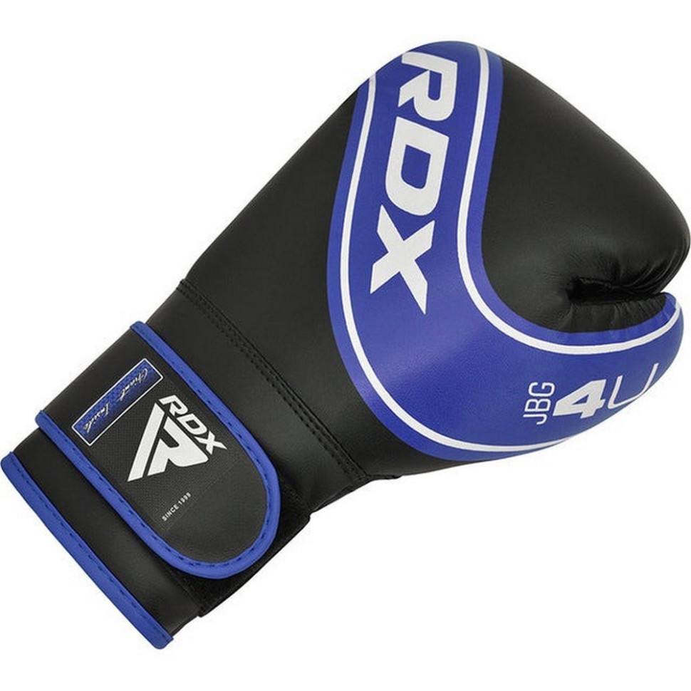 Боксерські рукавиці 4B Robo Kids RDX Inc Limited JBG-4U-6oz, Blue/Black 6 унцій (капа в комплекті)