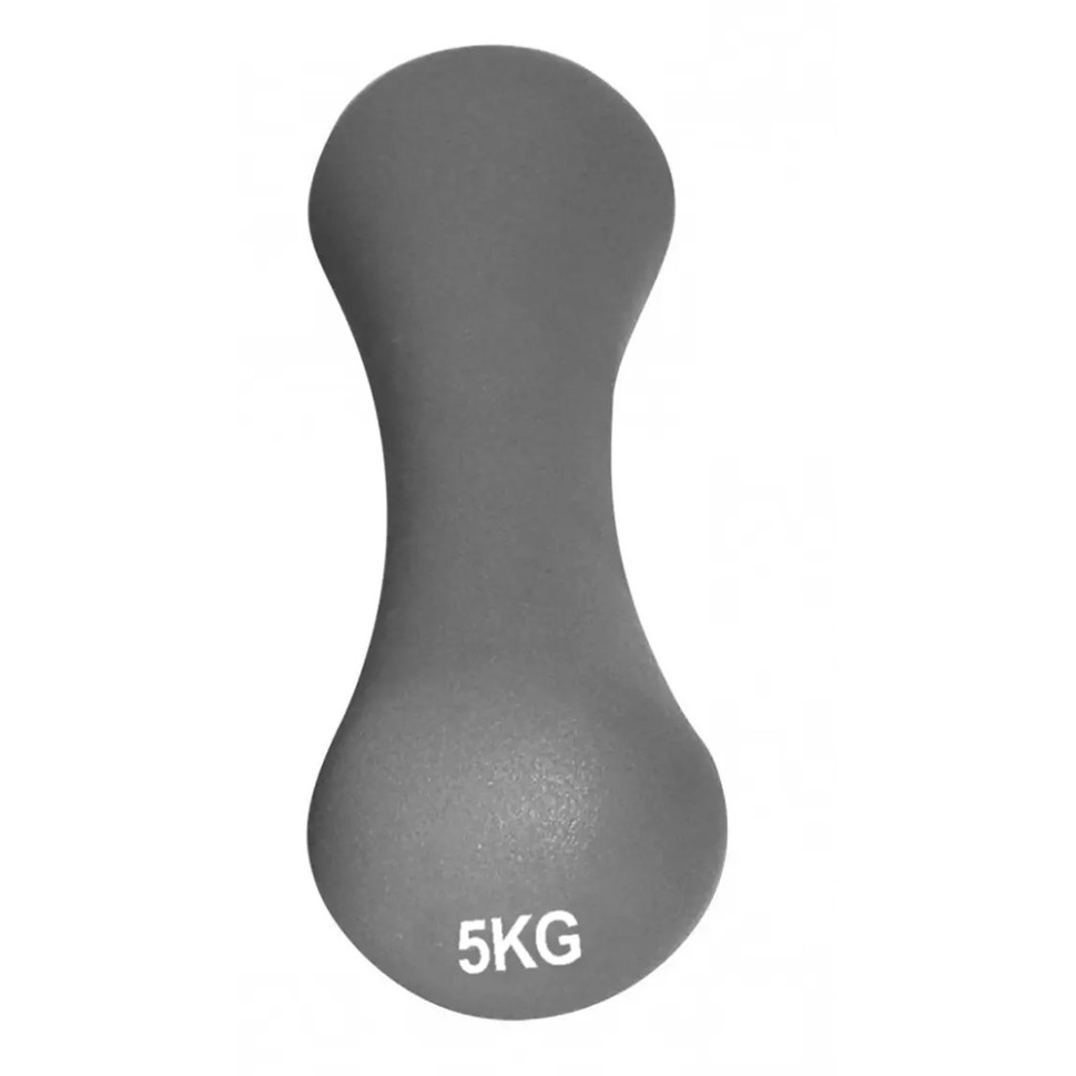 Гантель неопреновая Spartacus PowerPlay PP_4126_5kg, 5 кг Серая 1 шт
