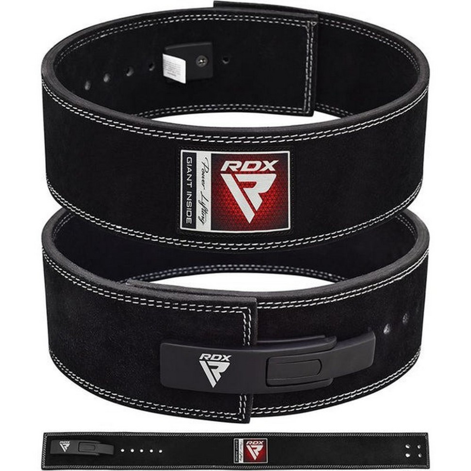 Пояс для тяжелой атлетики 4 Pro Liver Buckle RDX Inc Limited WBL-4LB-M+ кожаный, Black, M
