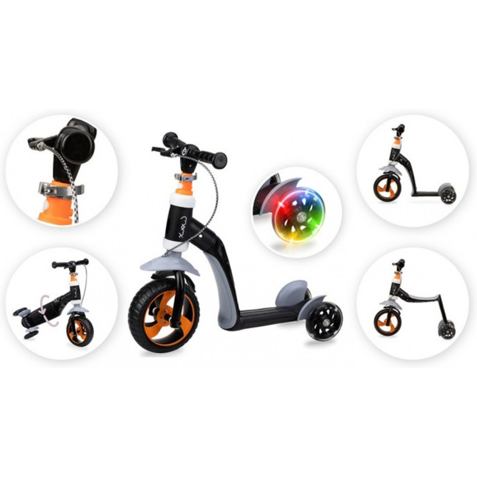 Самокат-беговел Elios 2в1 MoMi ROBI00033 orange