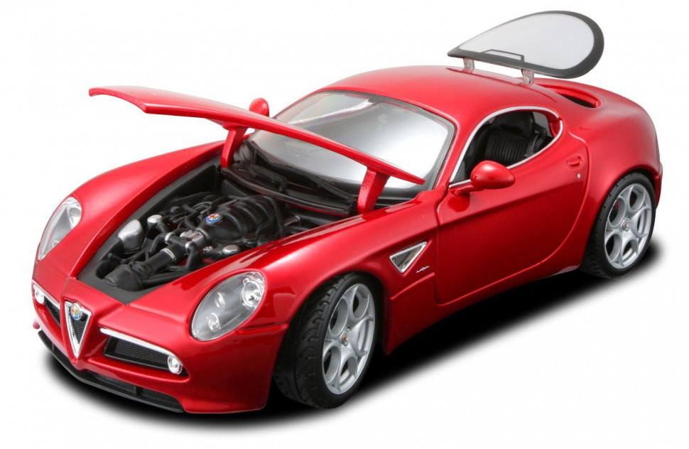 Автомодель - ALFA 8C COMPETIZIONE (2007) (червоний, 1:32)