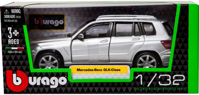 Автомодель - MERCEDES BENZ GLK-CLASS (асорті червоний, сріблястий, 1:32) 18-43016