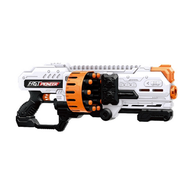 Іграшковий кулемет автоматичний Blaster BIG517 подвійний барабан на батарейках