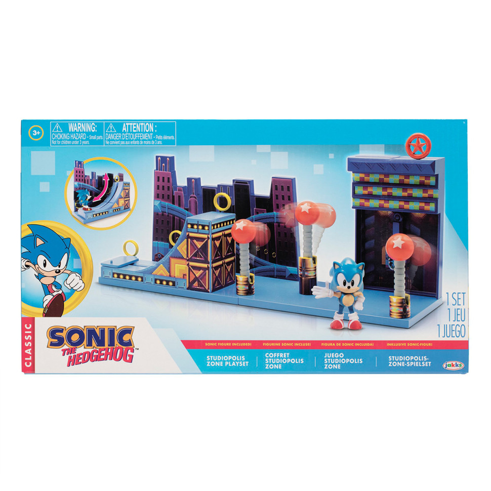 Игровой набор СОНИК В СТУДИОПОЛИСЕ SONIC THE HEDGEHOG 406924-RF1 с аксессуарами