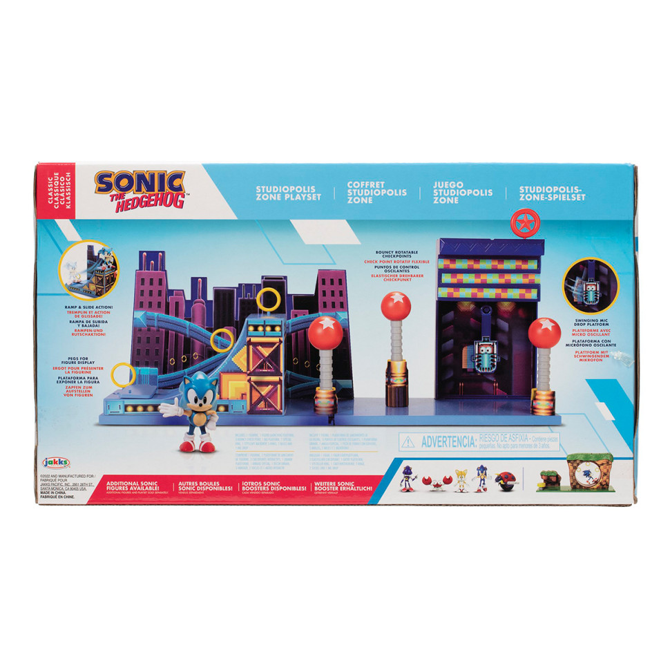 Игровой набор СОНИК В СТУДИОПОЛИСЕ SONIC THE HEDGEHOG 406924-RF1 с аксессуарами