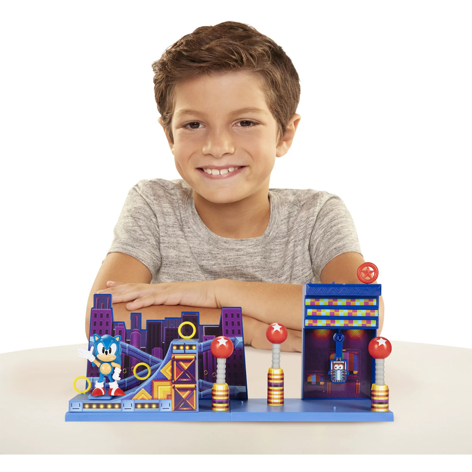 Игровой набор СОНИК В СТУДИОПОЛИСЕ SONIC THE HEDGEHOG 406924-RF1 с аксессуарами