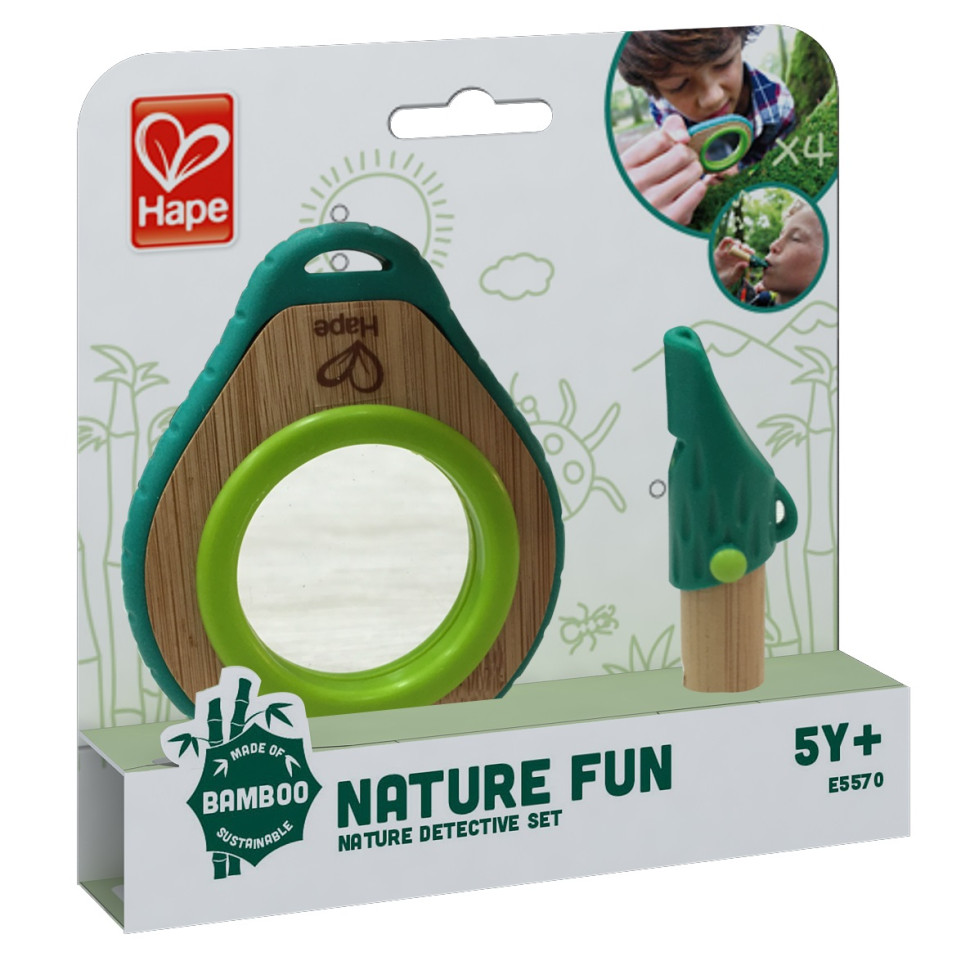 Набір натураліста Збільшувальне скло та свисток Hape E5570 Nature Fun