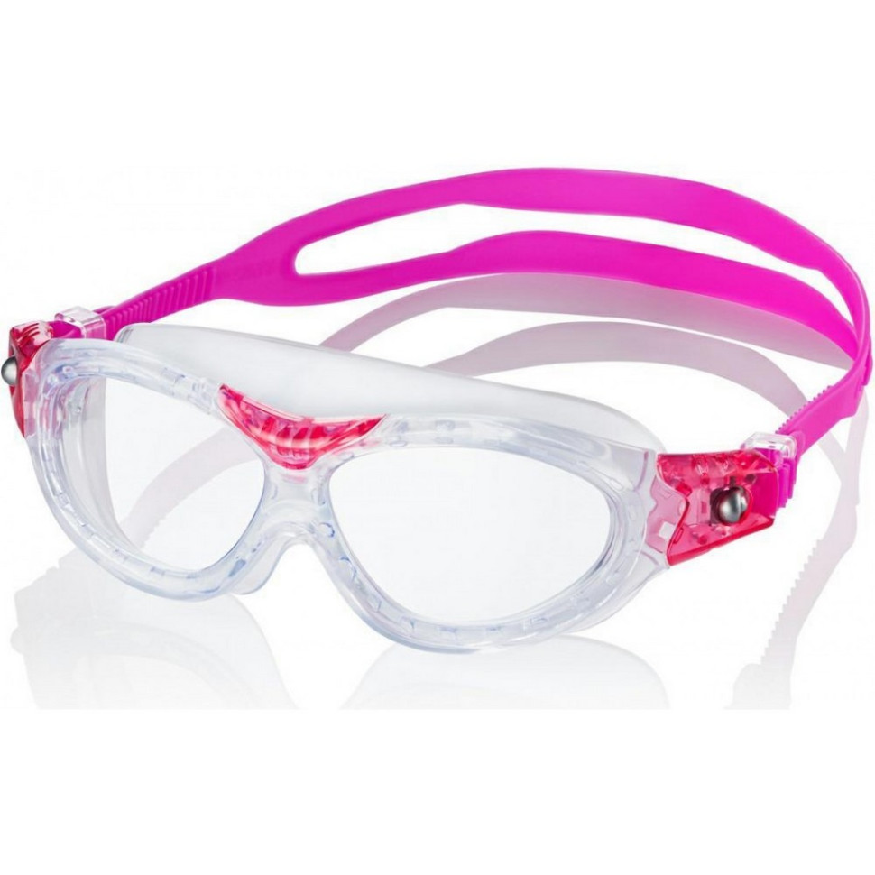 Очки для плавания MARIN KID 7974 Aqua Speed 215-63 прозрачный, фуксия, OSFM