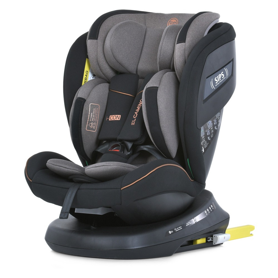 Автокрісло I-CON El Camino ME 1117 Melange Mocca, група 0+/1-2-3, isofix, поворот 360
