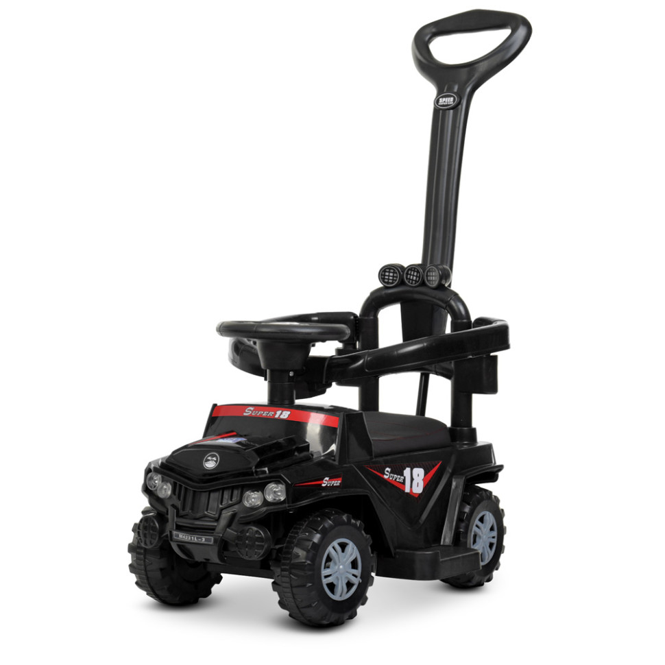 Каталка-толокар Bambi M 4231L-2 Черный музыкальный