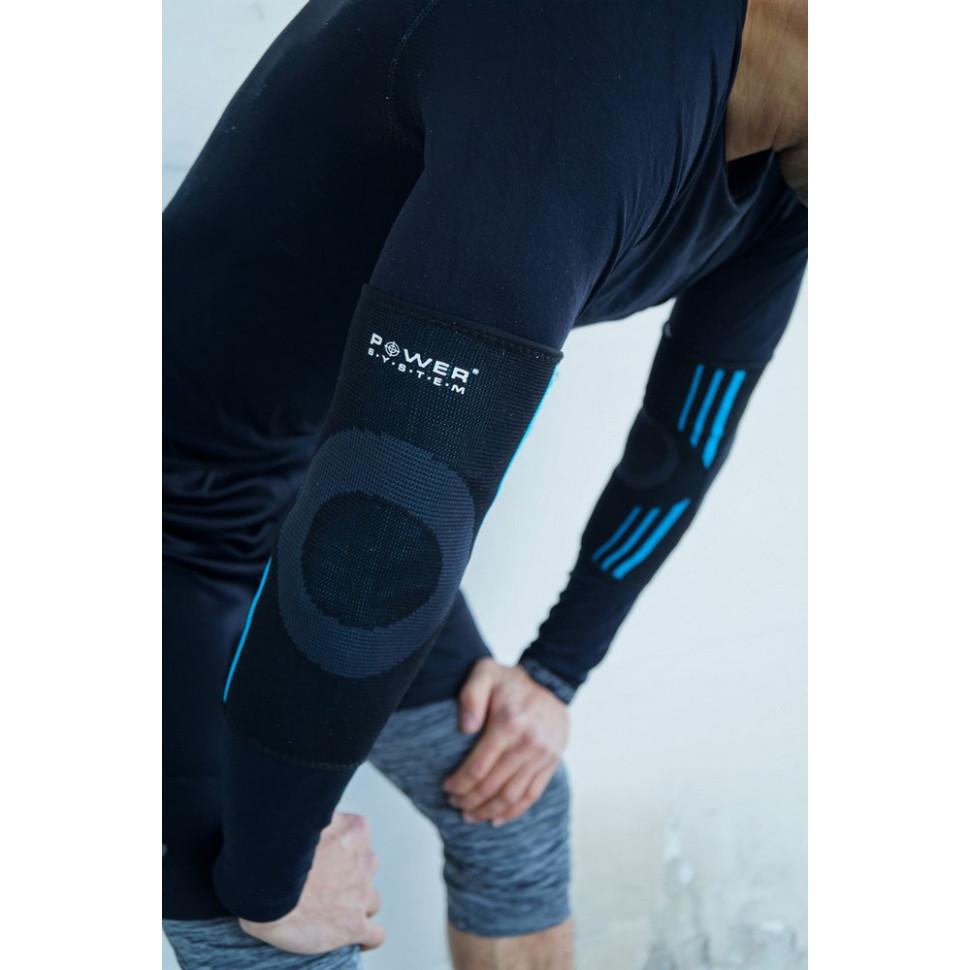 Налокітники Elbow Support Evo Power System PS-6020_XL_Black-Blue, (2шт.), XL