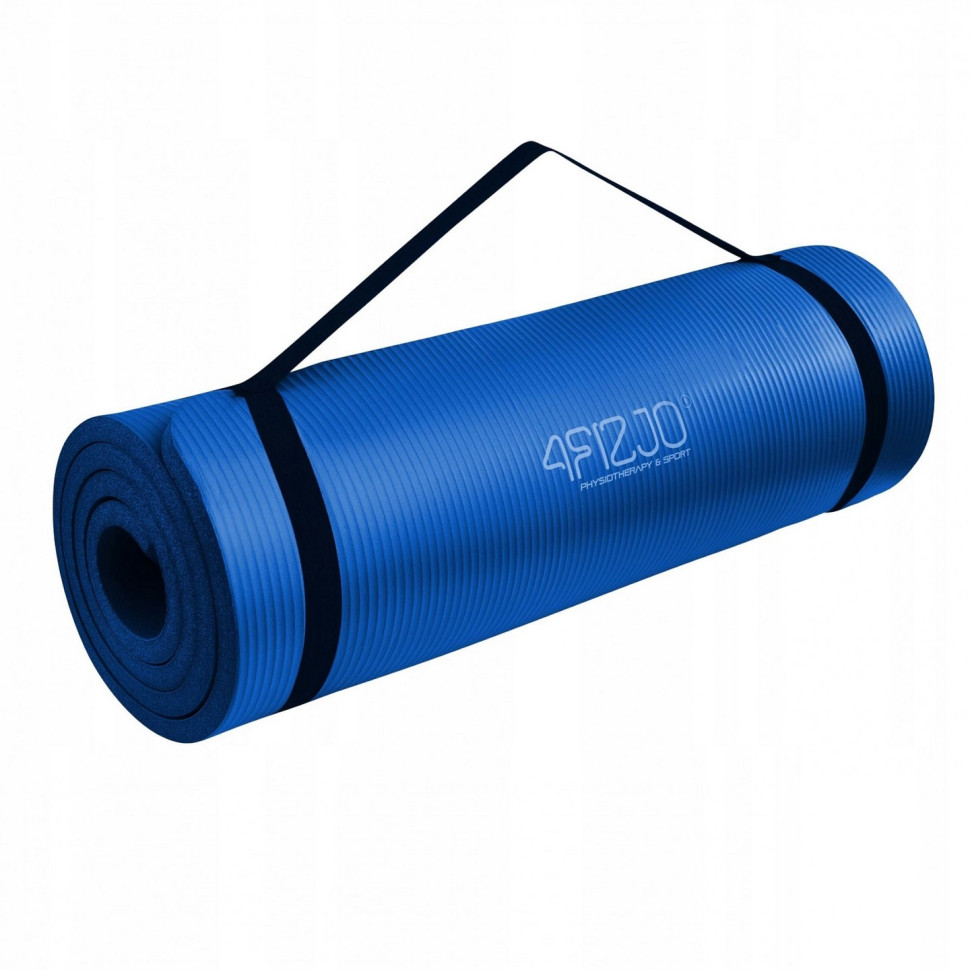 Коврик спортивный 4FIZJO 4FJ0432 NBR 180 x 60 x 1 см, Navy Blue