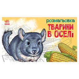 Детская раскраска "Животные в доме" Ранок 583010, 16 страниц
