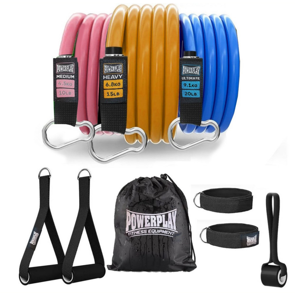 Набор трубчатых эспандеров PP-4101 Expander Tube Set PowerPlay PP-4101_3set 18,2 кг