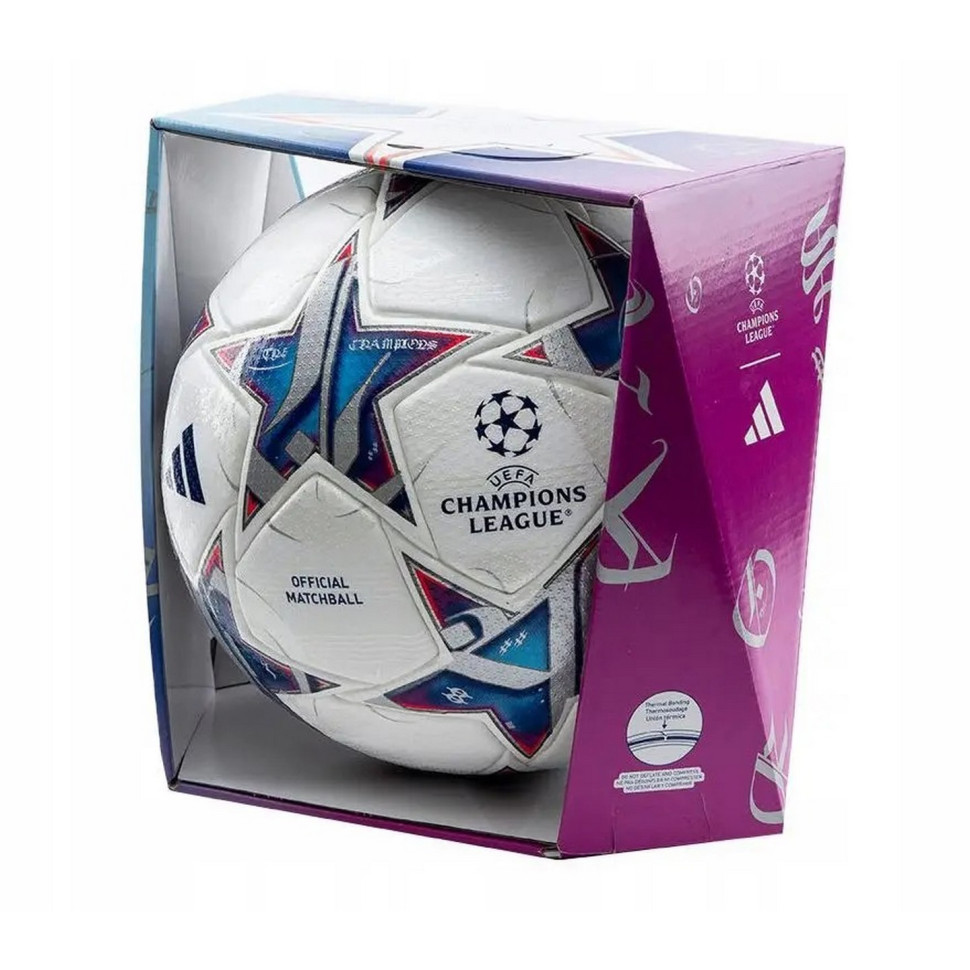 Офіційний футбольний м'яч UCL OMB 23/24 GROUP STAGE FOOTBALL Adidas IA0953, №5 