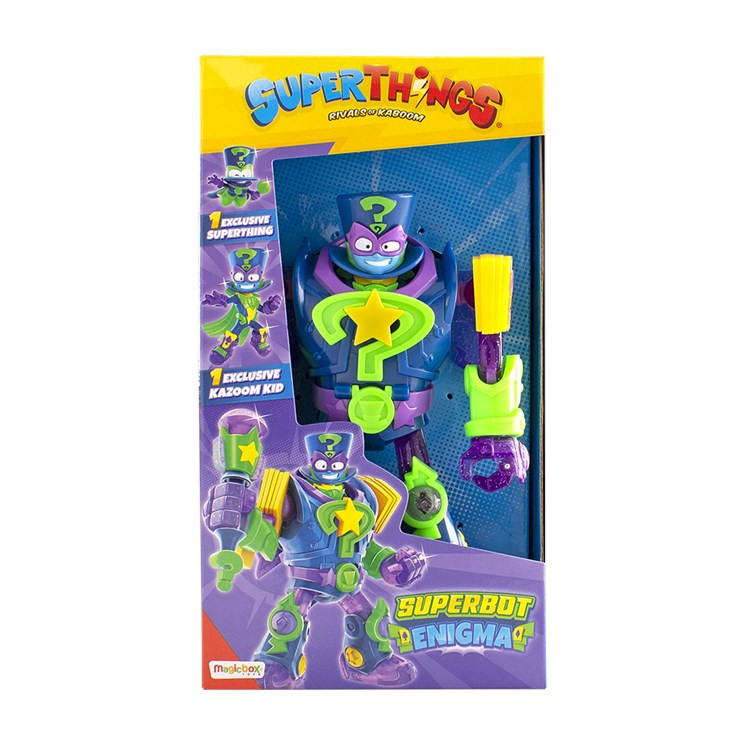 Игровой набор Супербот Энигма Superthings S PSTSP116IN30 робот, казум-кид, фигурка