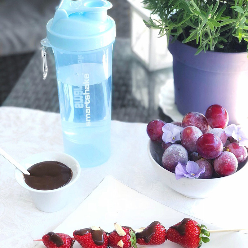 Шейкер спортивный Slim SmartShake 10253101 Neon Blue 500 мл 