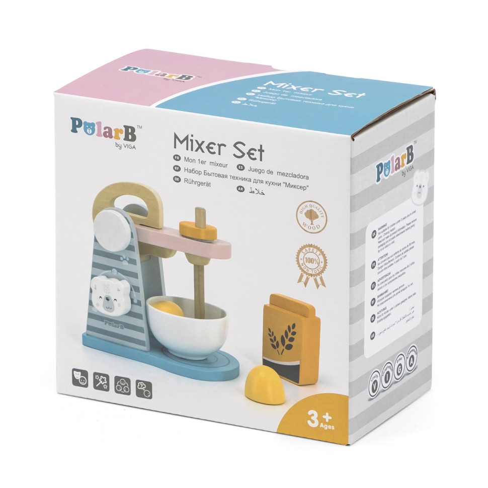 Игрушечный миксер Viga Toys PolarB 44019 деревянный
