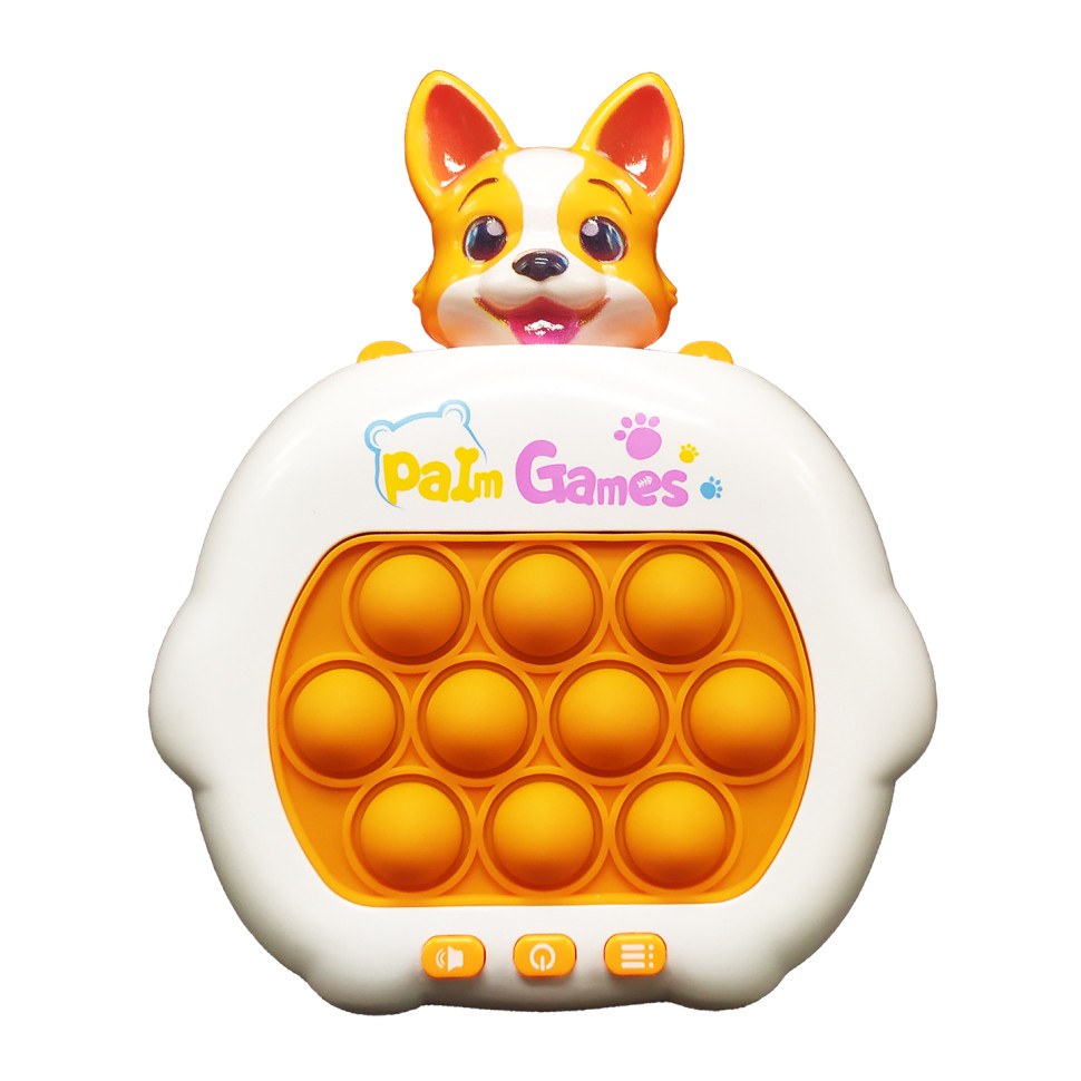 Електронна приставка антистрес Pop It Bambi 12950K консоль Quick Push Puzzle Game Fast