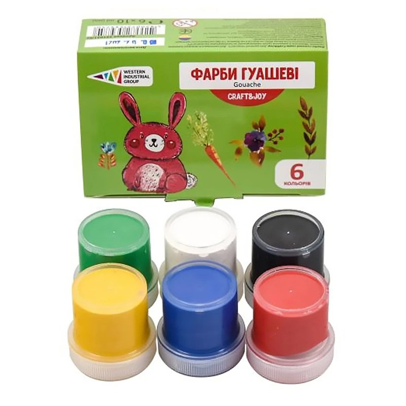 Детские гуашевые краски 