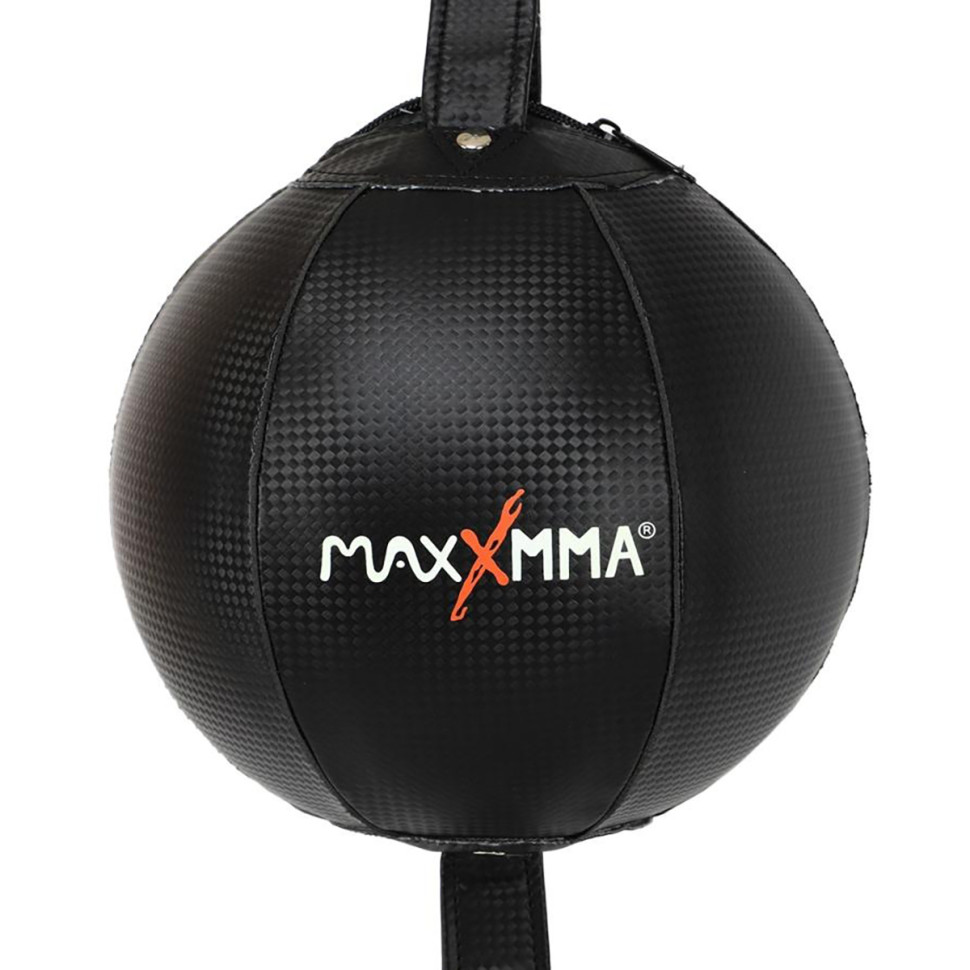 Груша боксерська пневматична на розтяжках з обважнювачем MaxxMMA 4163TT 22 см 
